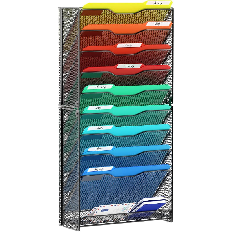 10-Tier Wall File Organizer