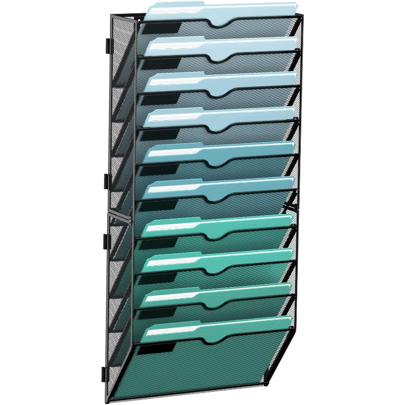 10-Tier Wall File Organizer