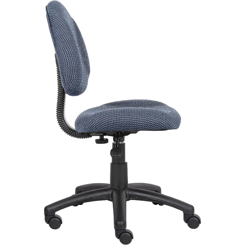 Office Fabric Armless Task Chair