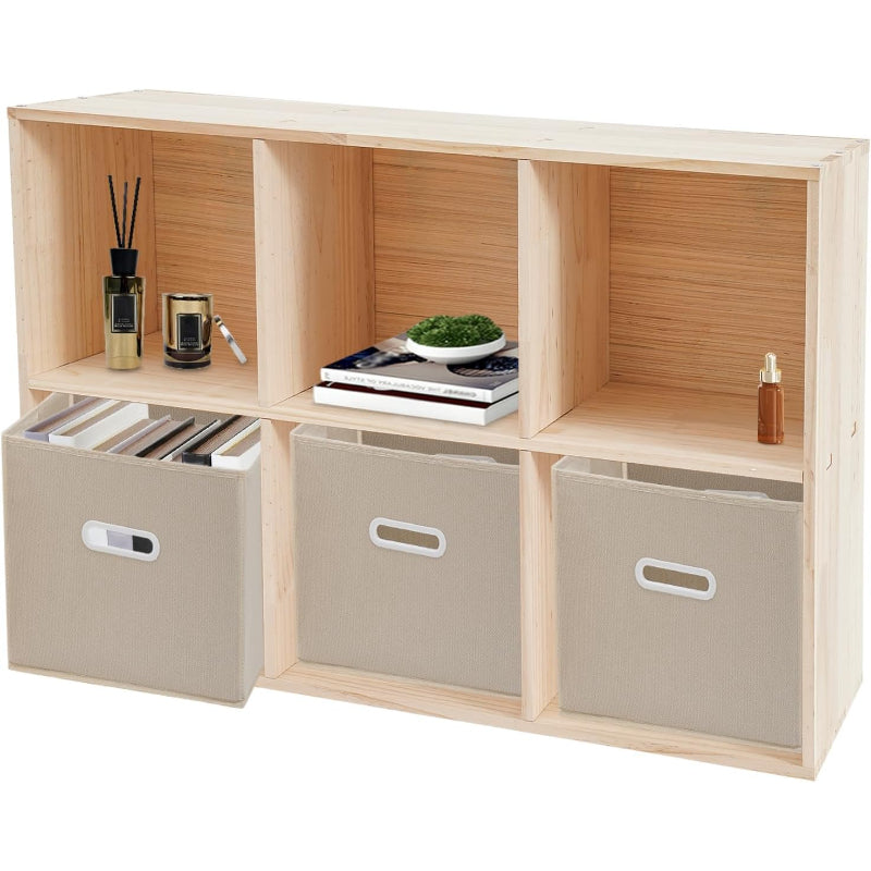 6-Cube Kids Storage Bench