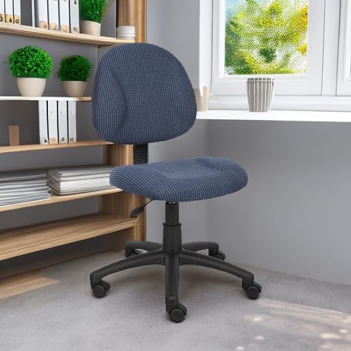Office Fabric Armless Task Chair
