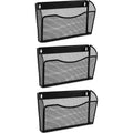 3-Pocket Mesh File Organizer