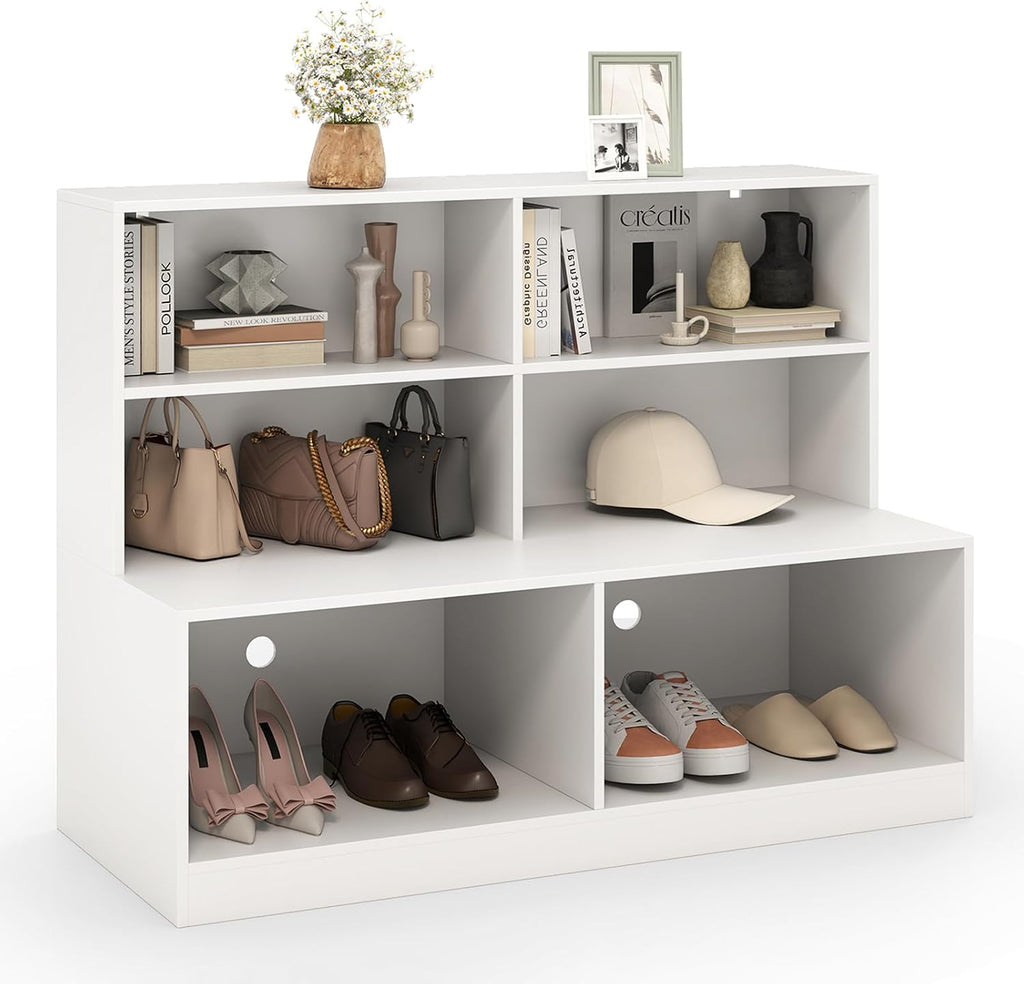 6-Cube Shoe Storage Bench