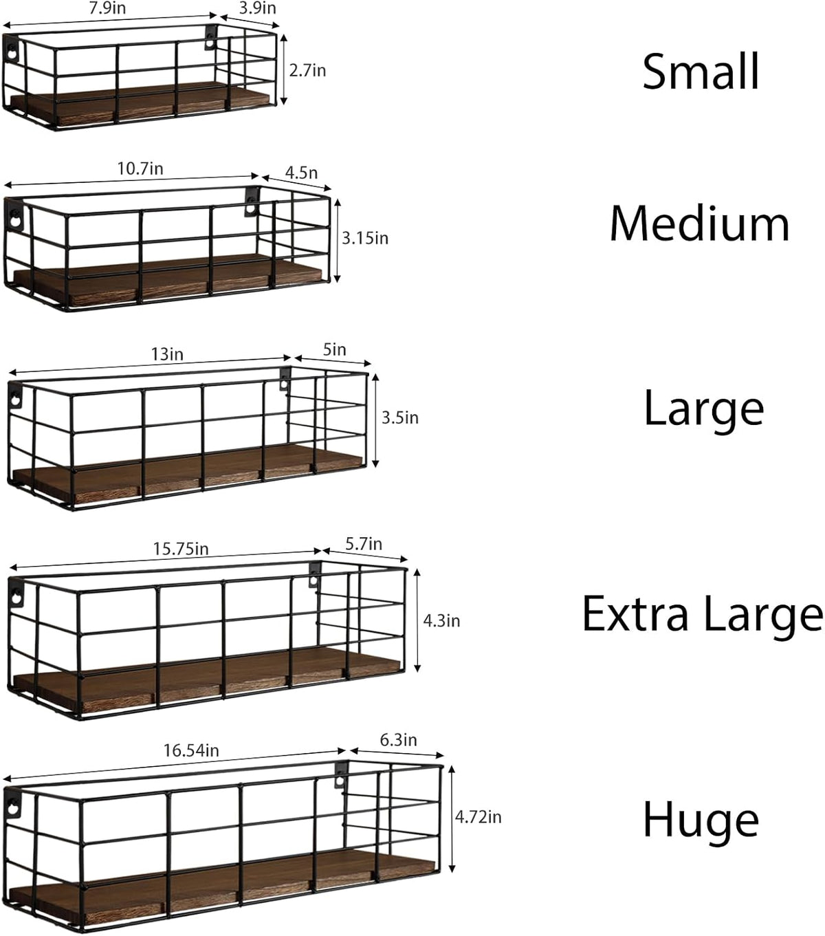 Wire Floating Shelves