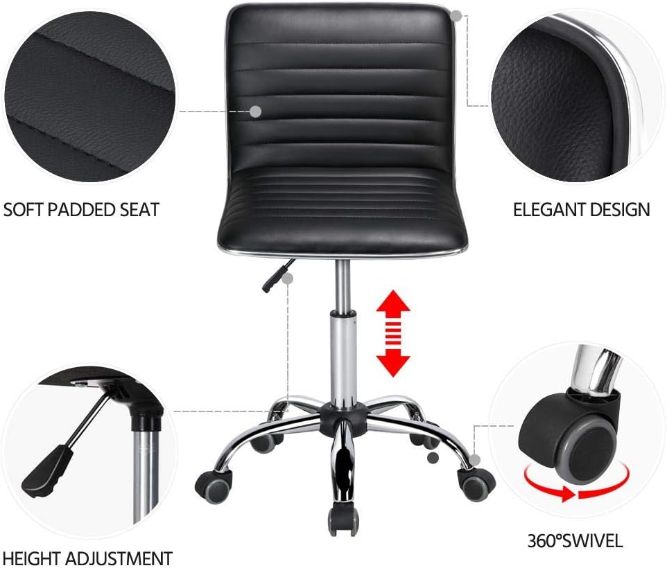 Armless Vanity Chair