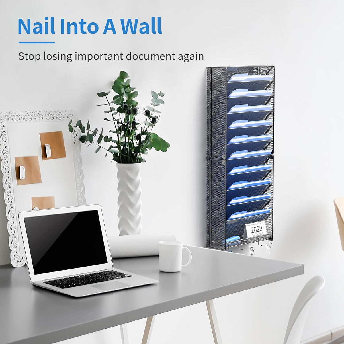 12-Tier Wall File Organizer