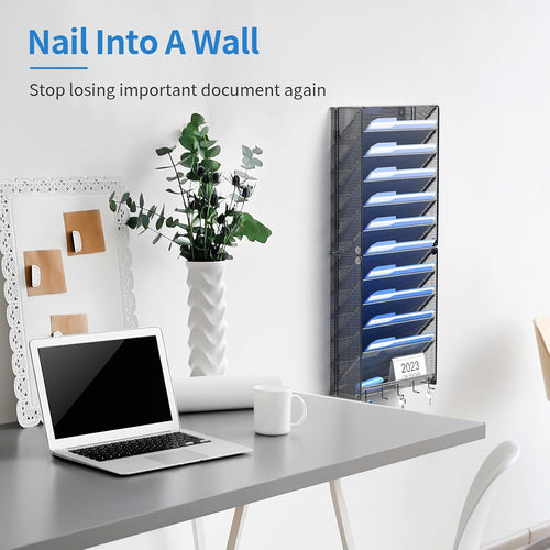 12-Tier Wall File Organizer