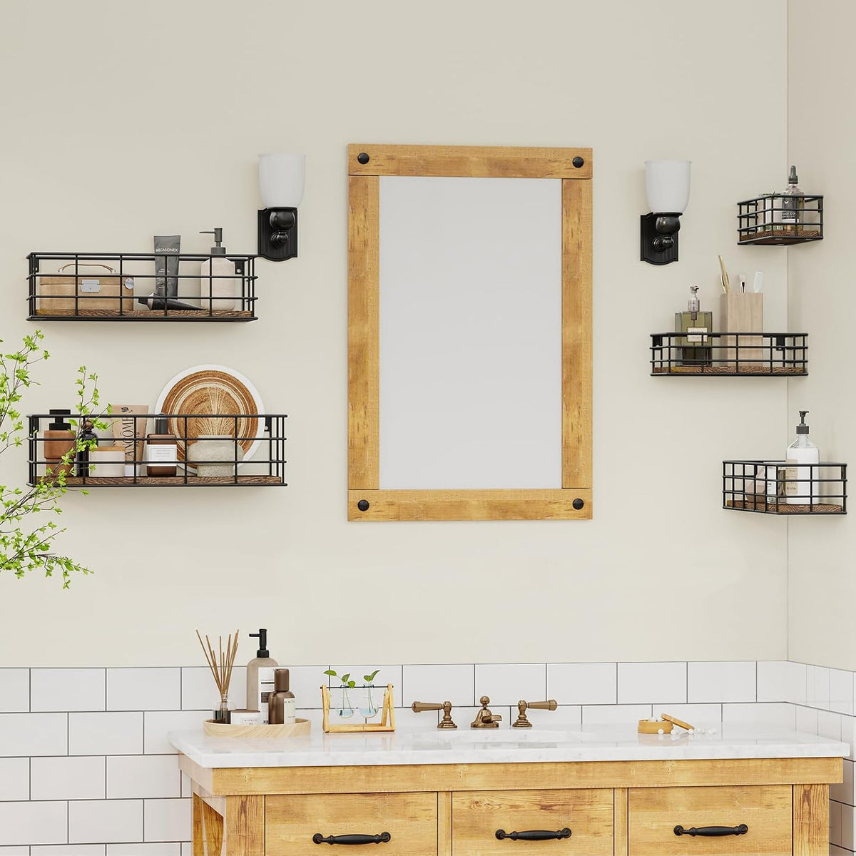 Wire Floating Shelves