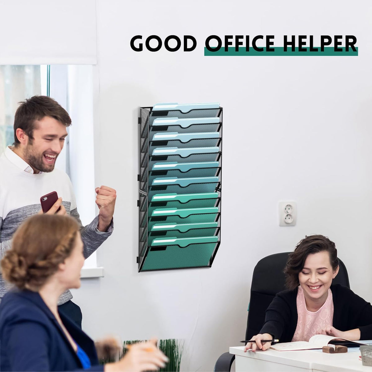 10-Tier Wall File Organizer