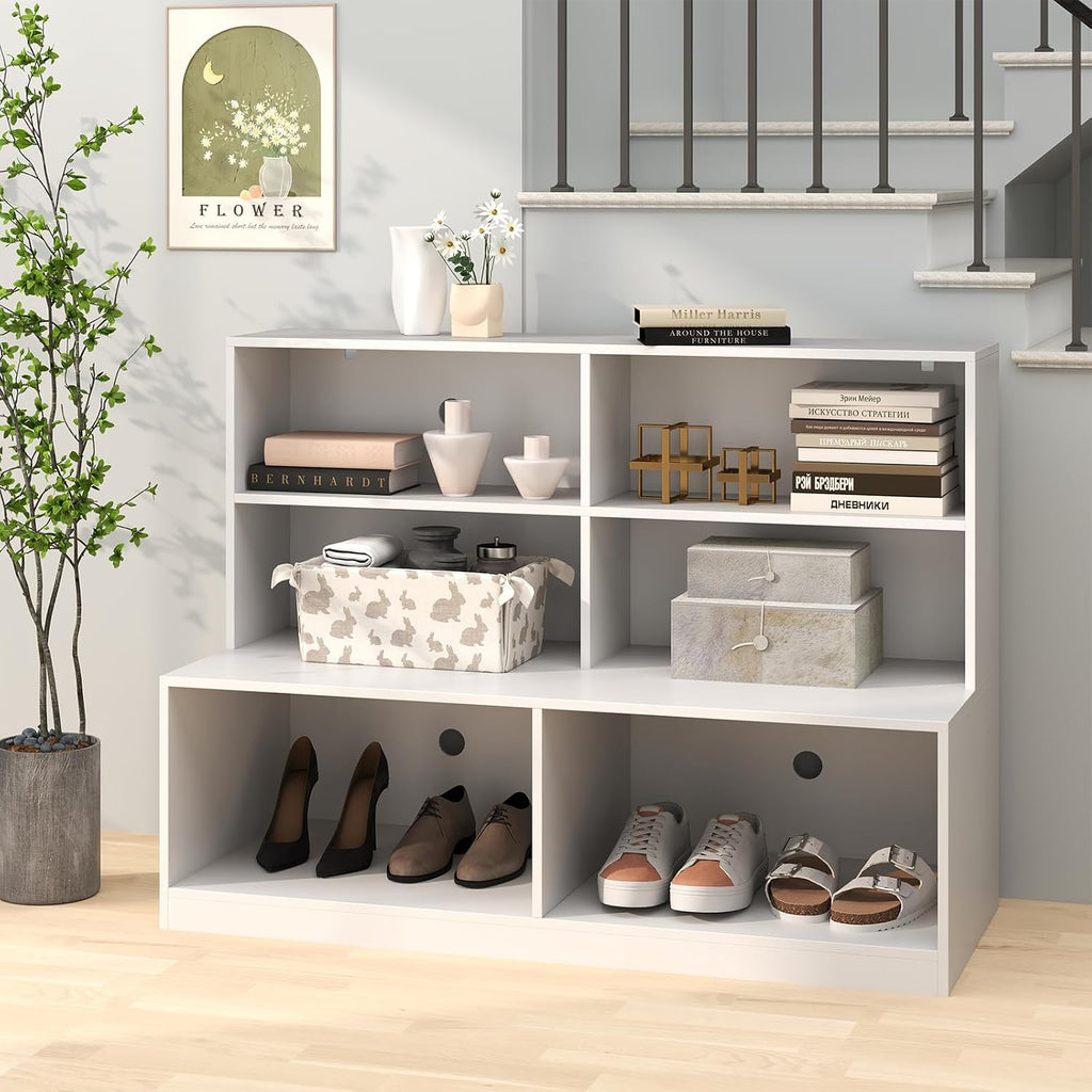 6-Cube Shoe Storage Bench