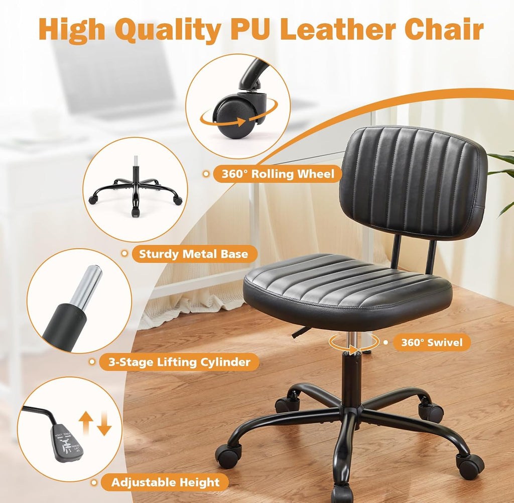 Armless Desk Chair