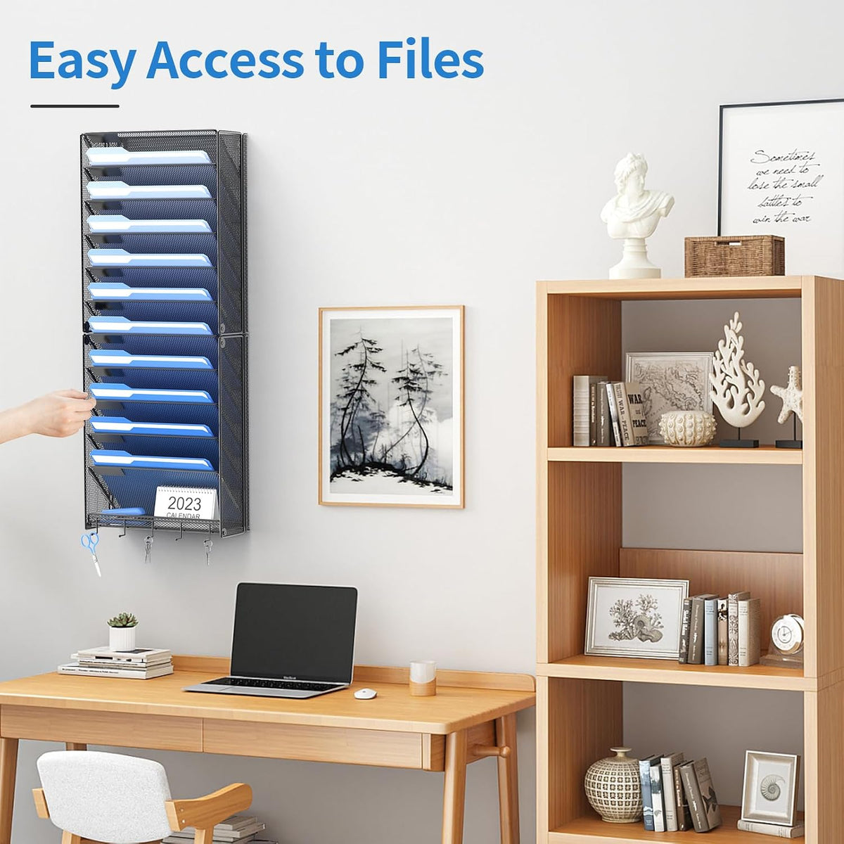 12-Tier Wall File Organizer