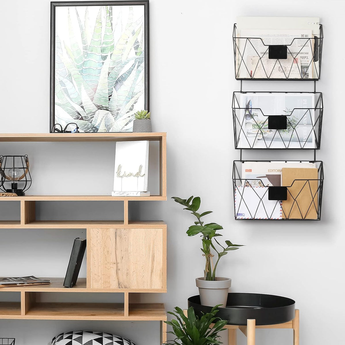 3-Piece Wall File Organizer Set