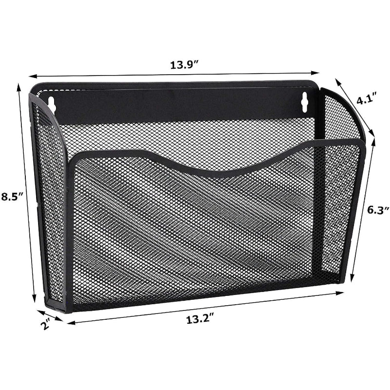 3-Pocket Mesh File Organizer