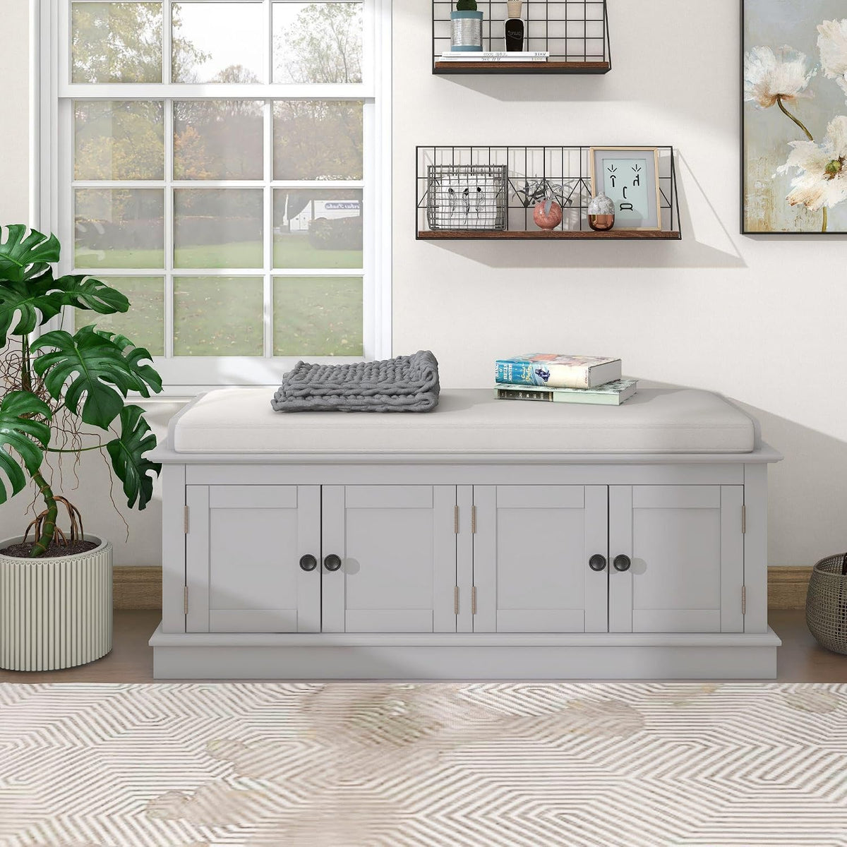 4-Door Storage Bench