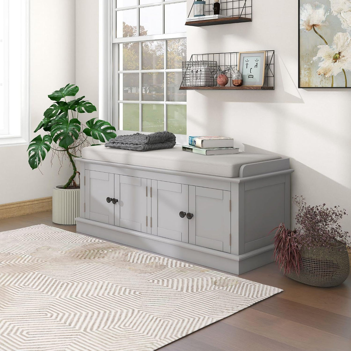 4-Door Storage Bench