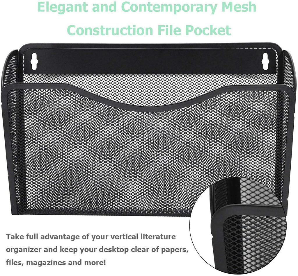 3-Pocket Mesh File Organizer