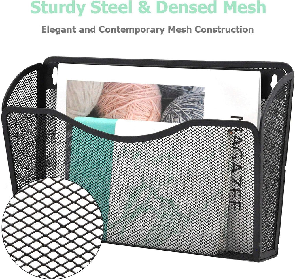 3-Pocket Mesh File Organizer