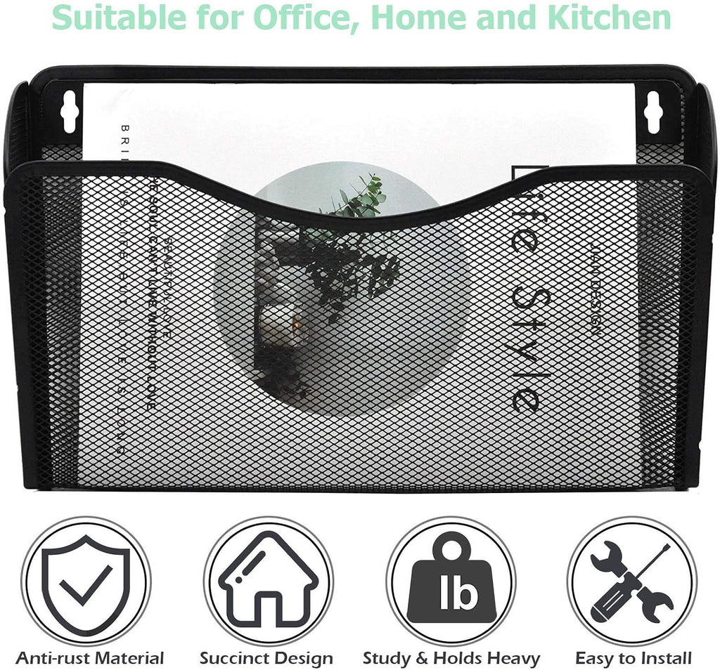 3-Pocket Mesh File Organizer