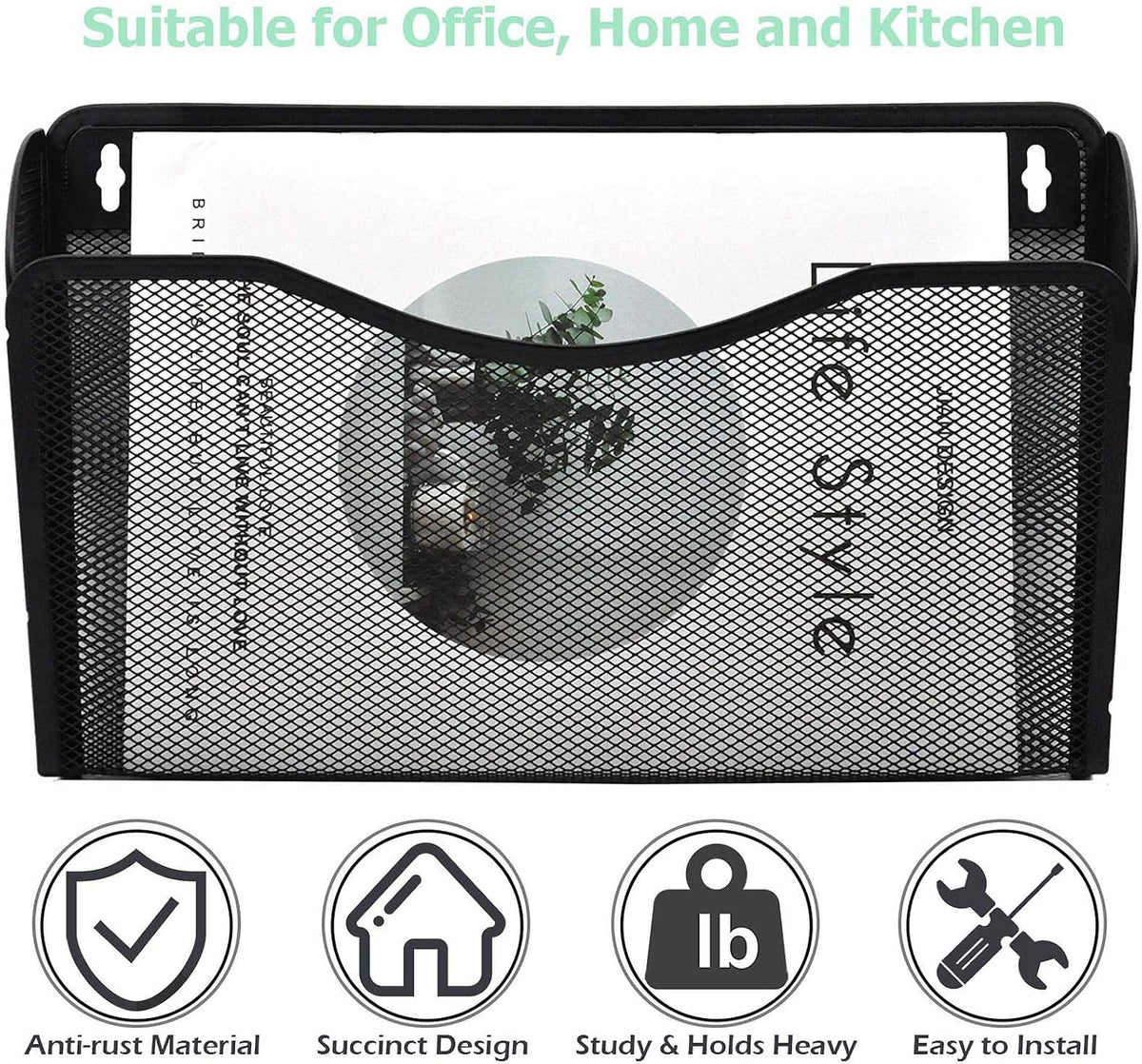 3-Pocket Mesh File Organizer