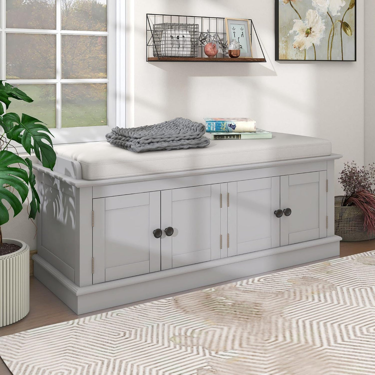 4-Door Storage Bench