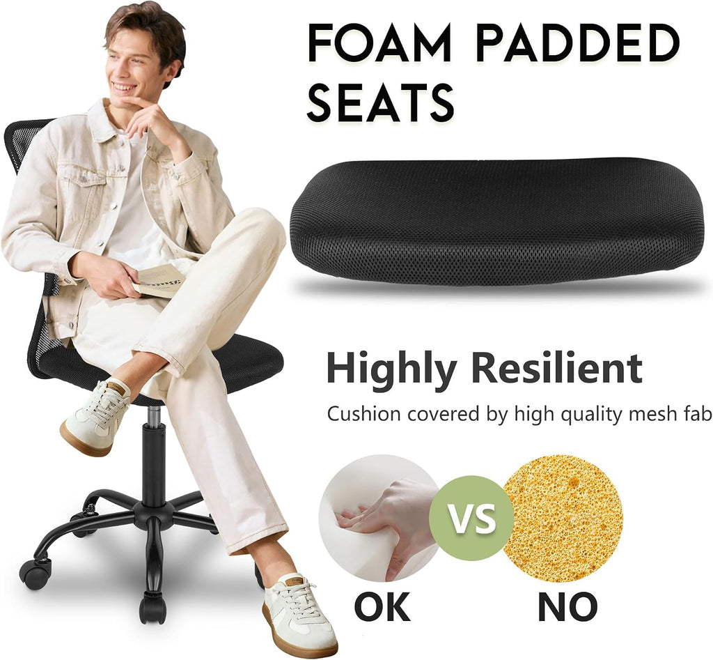 Armless Office Chair