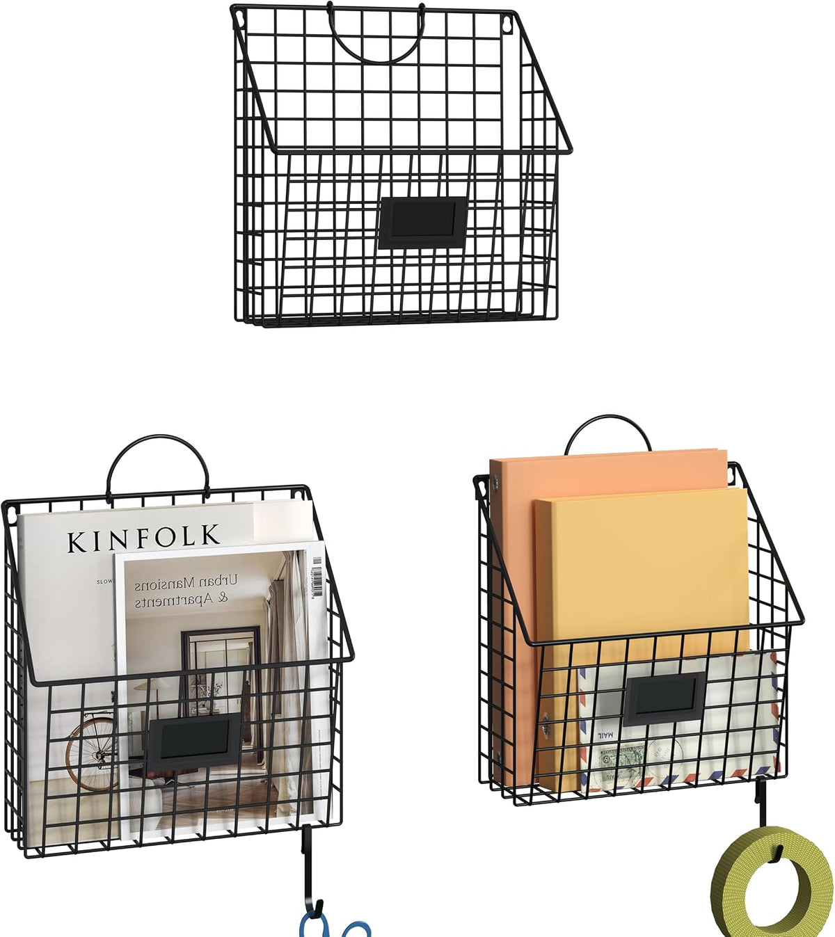 3 Pack Wall File Organizer