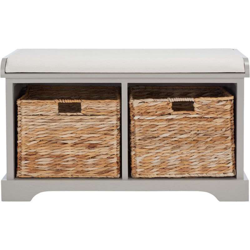 Freddy 2-Basket Storage Bench