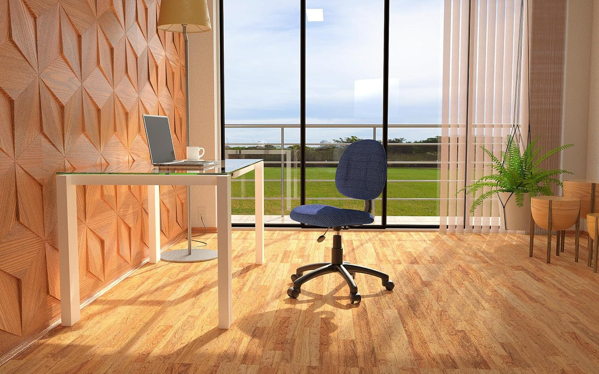 Office Fabric Armless Task Chair