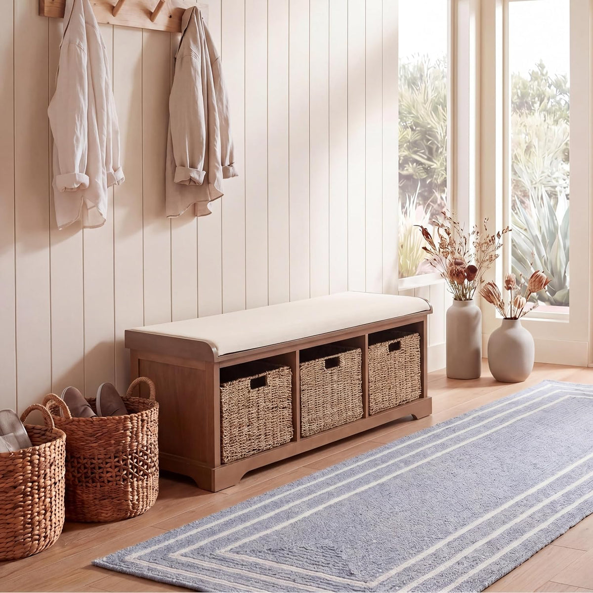 Lonan Lift-Top Storage Bench