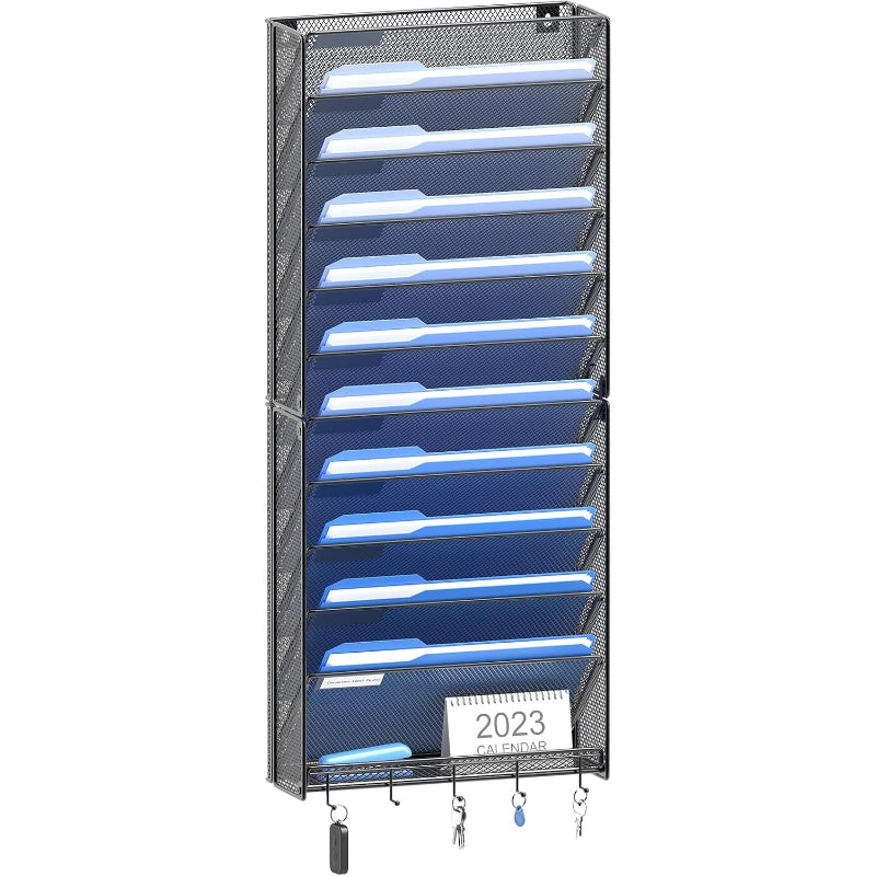 12-Tier Wall File Organizer