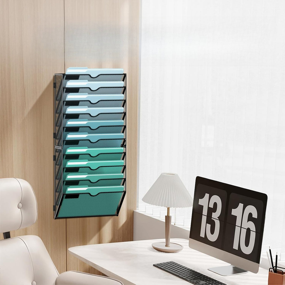 10-Tier Wall File Organizer
